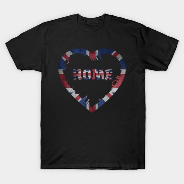 Home British Flag T-Shirt by musicanytime